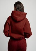 Heavyweight Chenille Hoodie - Wine