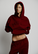Heavyweight Chenille Hoodie - Wine