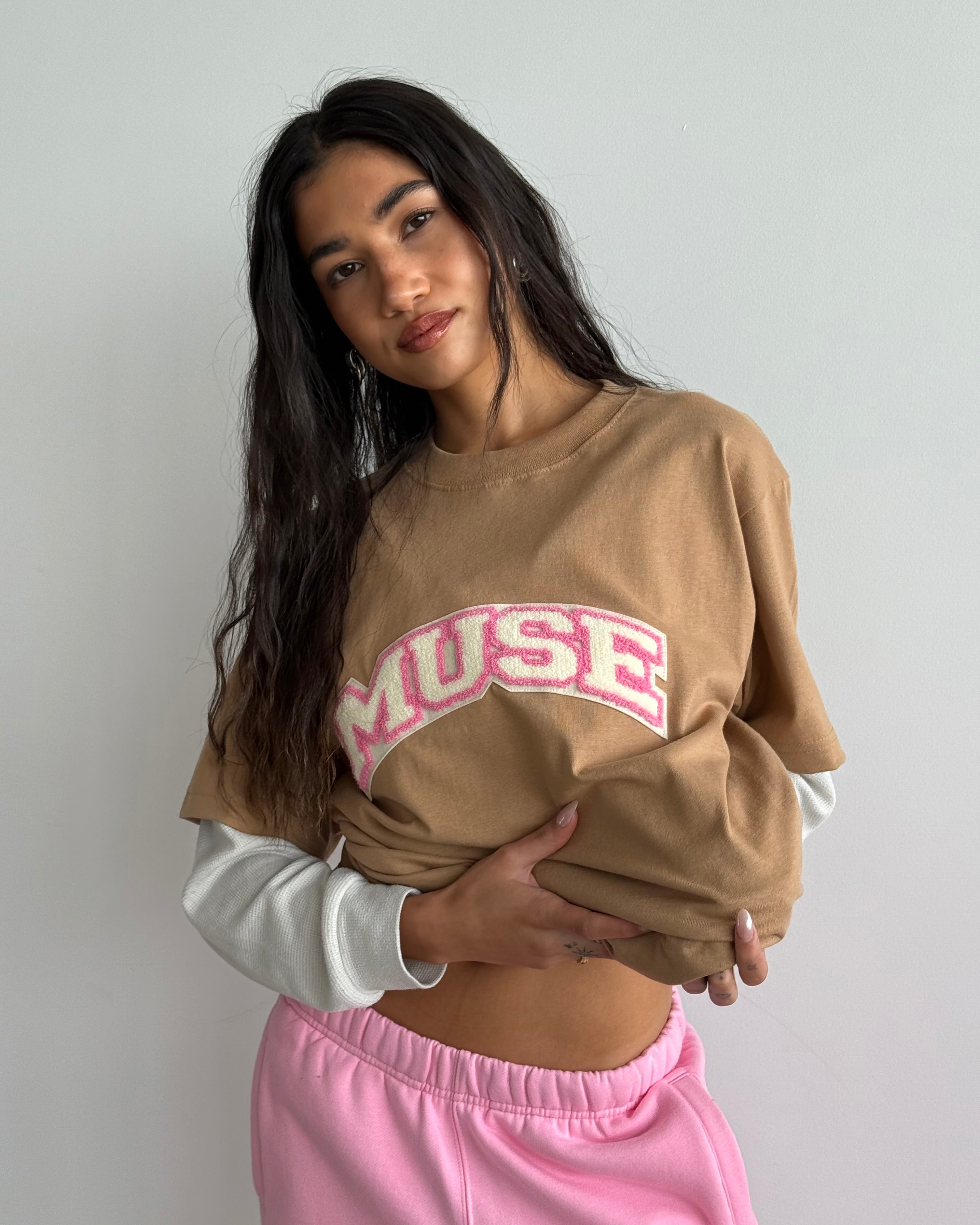 off shoulder sweat top – BUNNY APARTMENT