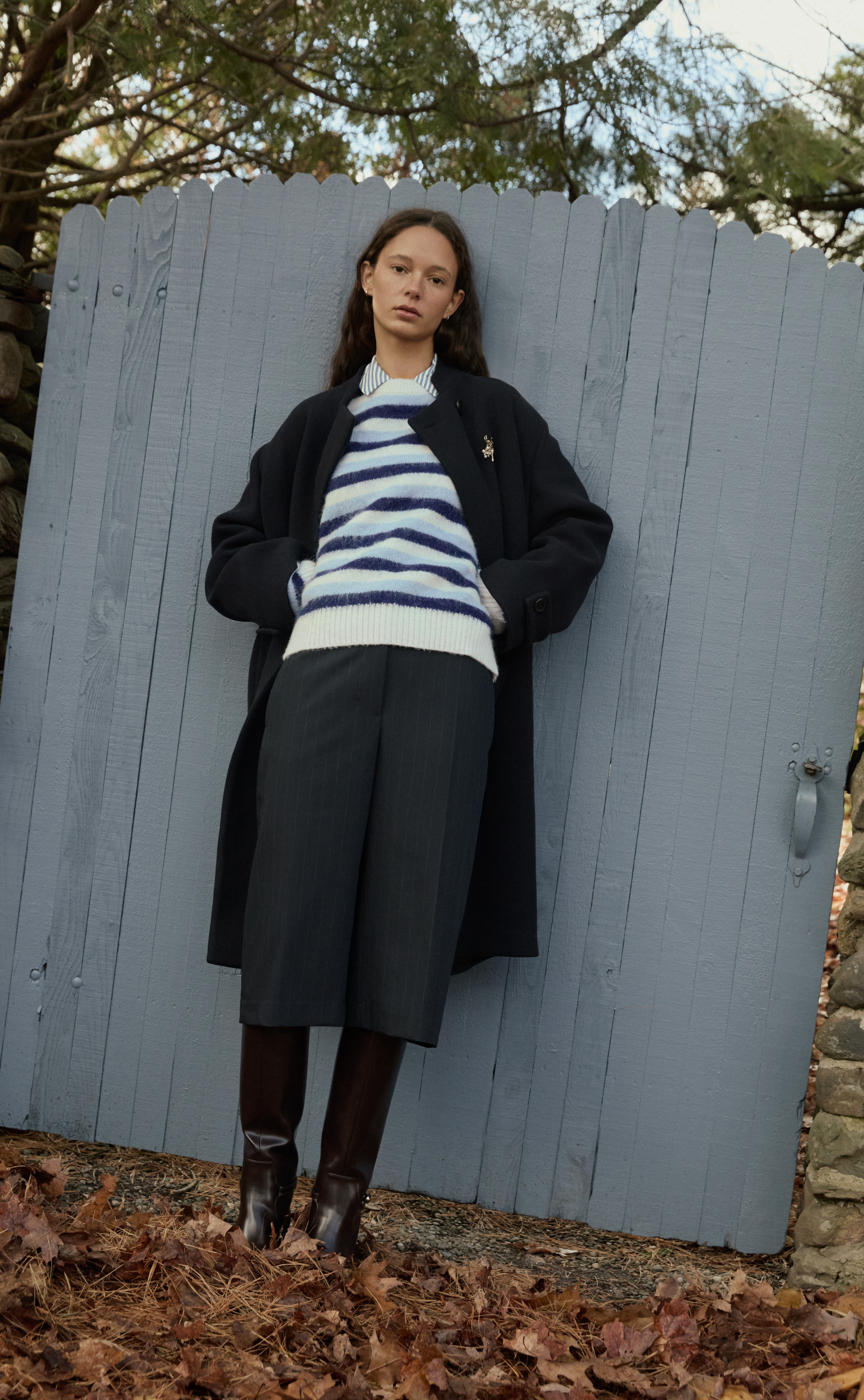 Knit sweater - Neige Stripe