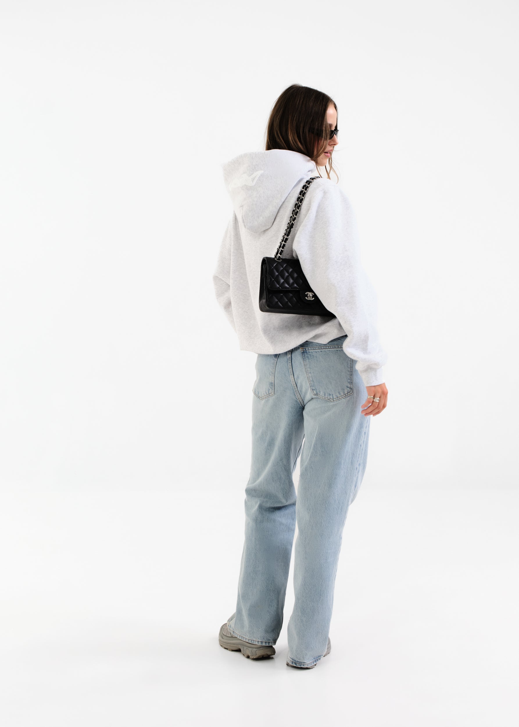 Heavyweight Chenille Hoodie - Pearl