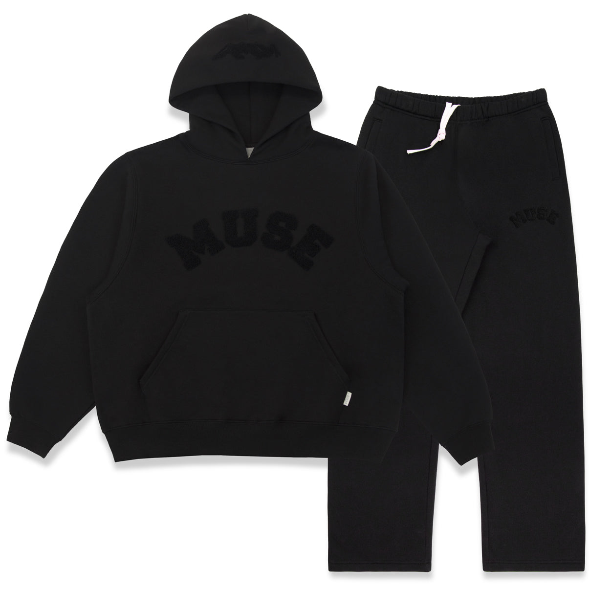 Heavyweight Chenille Set - Coal Black