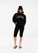 Heavyweight Diamond Hoodie - Black