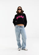 Heavyweight Chenille Hoodie - Black Taffy