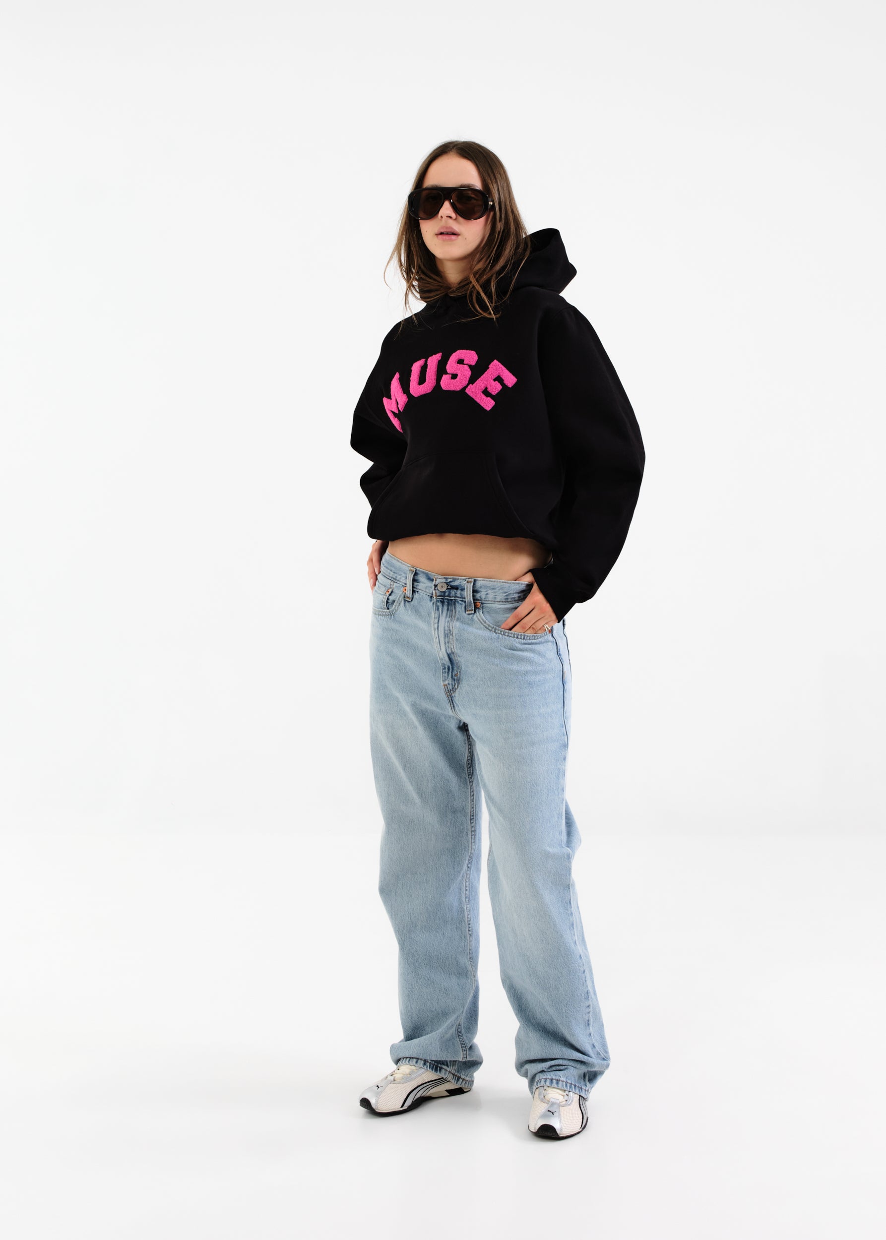 Heavyweight Chenille Hoodie - Black Taffy – CURATED BY MUSE