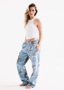 Heavyweight Camo Joggers - Glacier