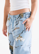 Heavyweight Camo Joggers - Glacier