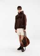 Heavyweight Chenille Hoodie - Espresso