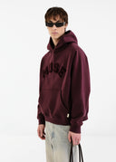 Heavyweight Chenille Hoodie - Plum