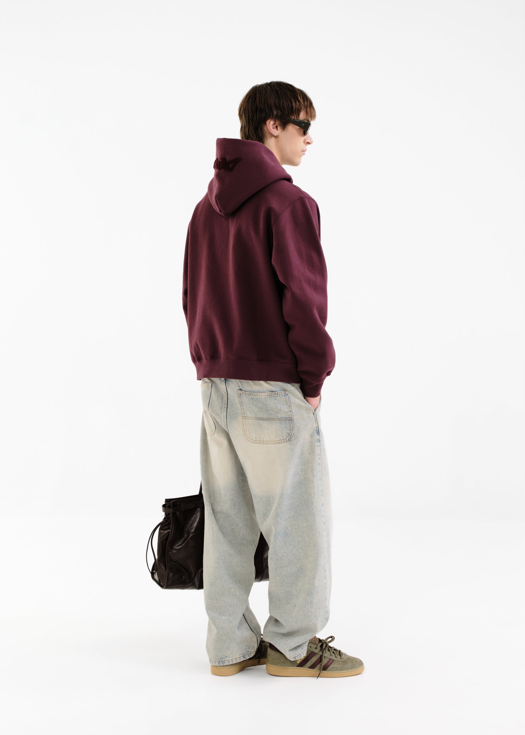 Heavyweight Chenille Hoodie - Plum
