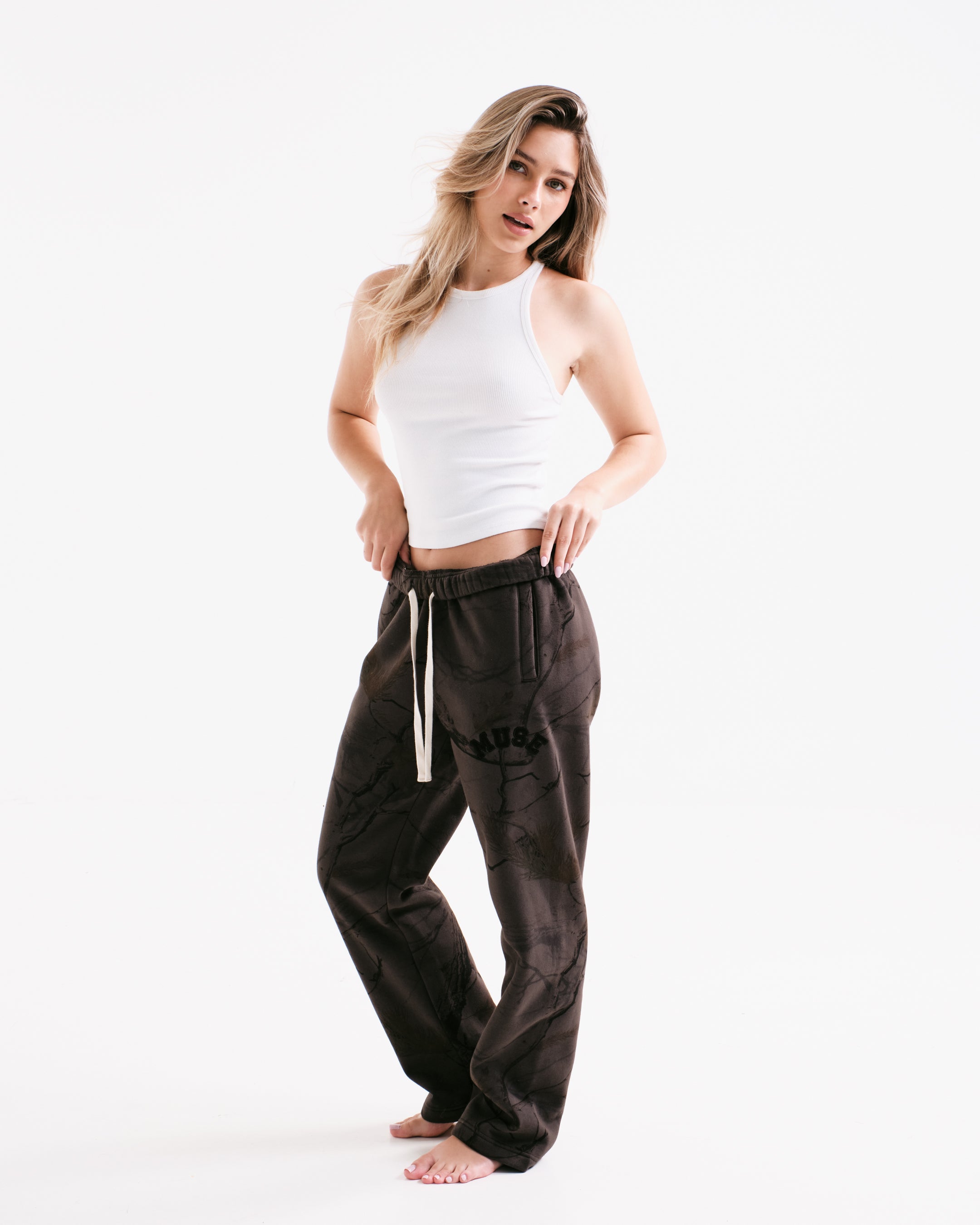 Heavyweight Camo Joggers - Black Edition