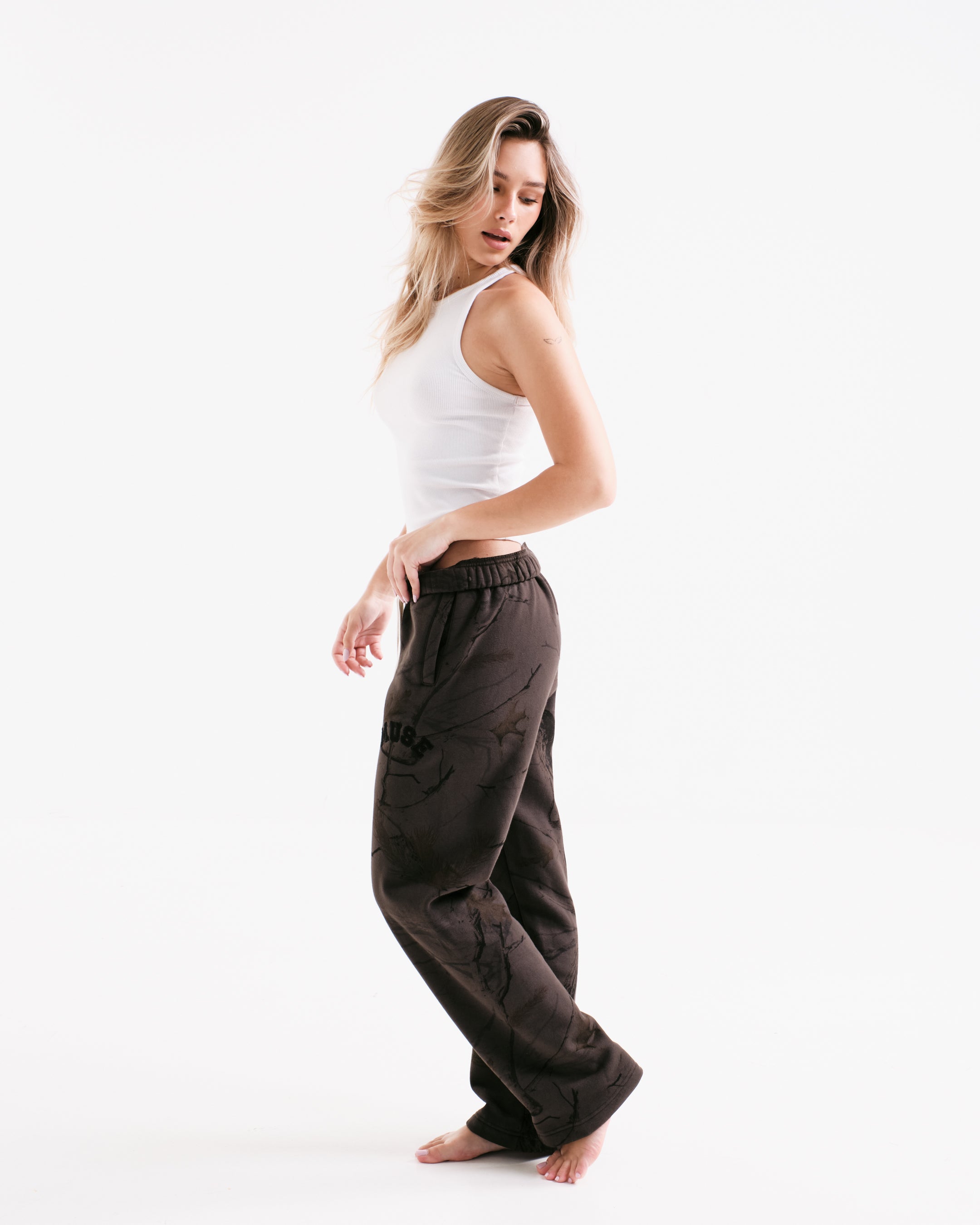 Heavyweight Camo Joggers - Black Edition