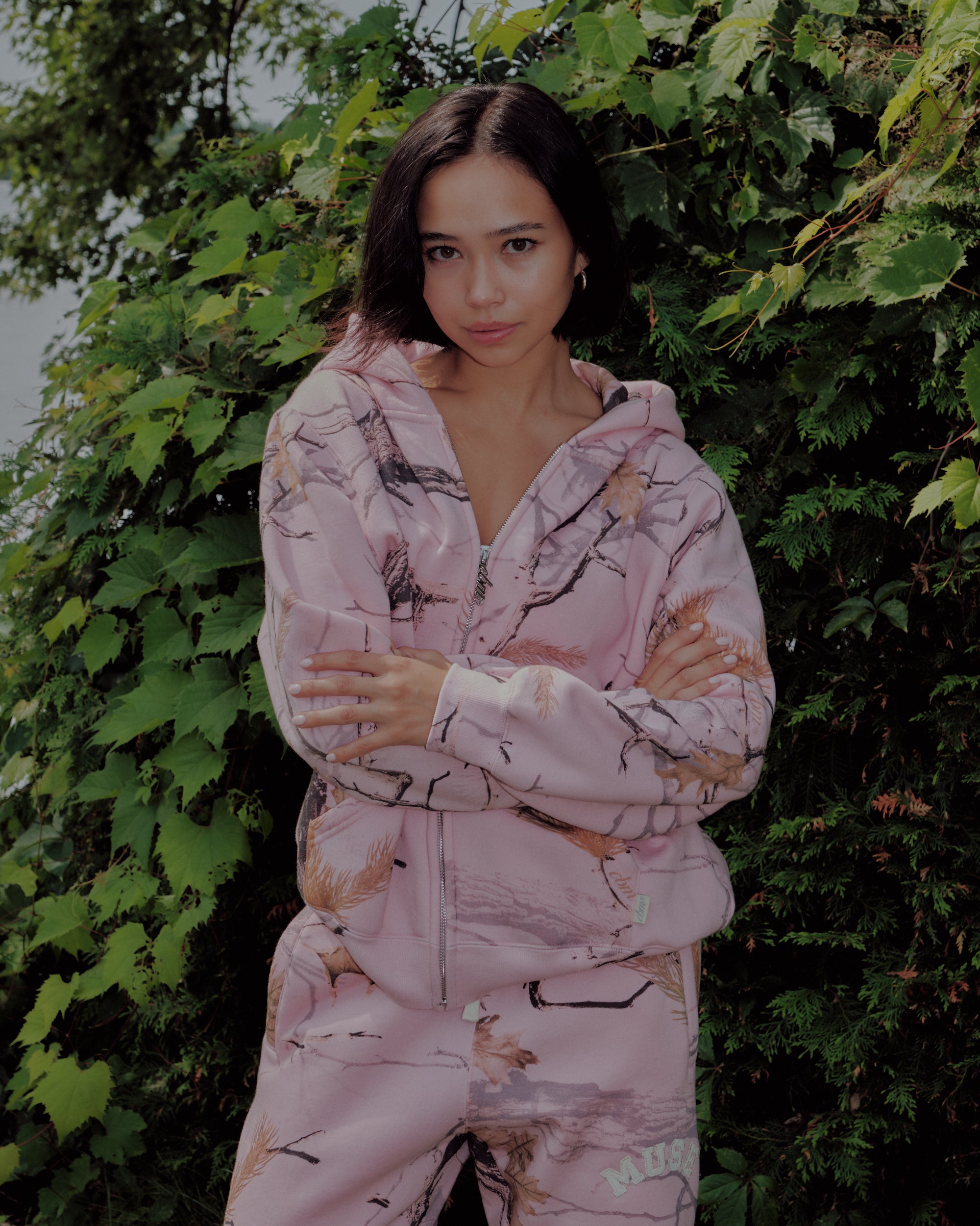 Heavyweight Camo Zip Up - Mirage