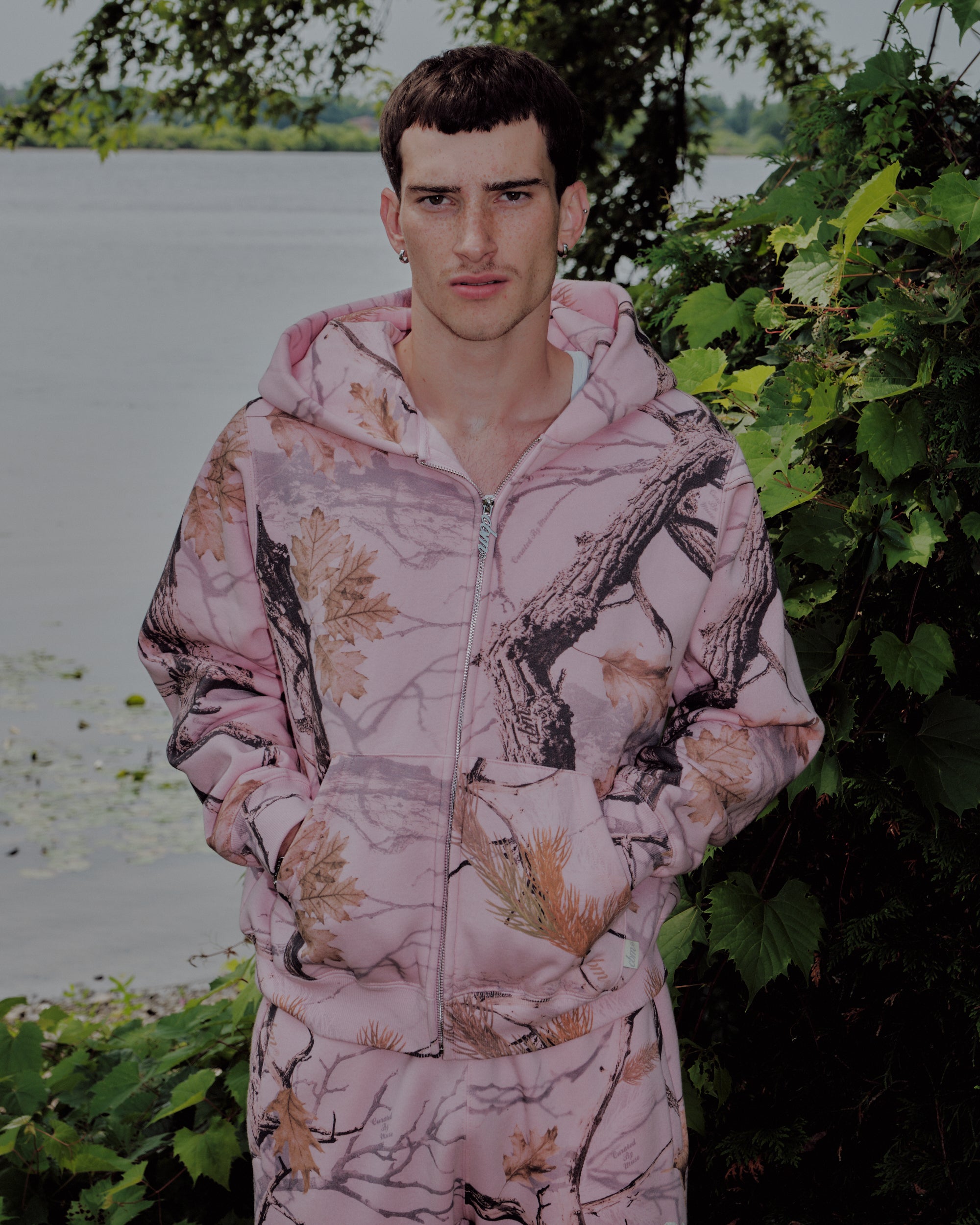 Heavyweight Camo Zip Up - Mirage