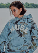 Heavyweight Camo Hoodie - Glacier