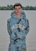Heavyweight Camo Hoodie - Glacier