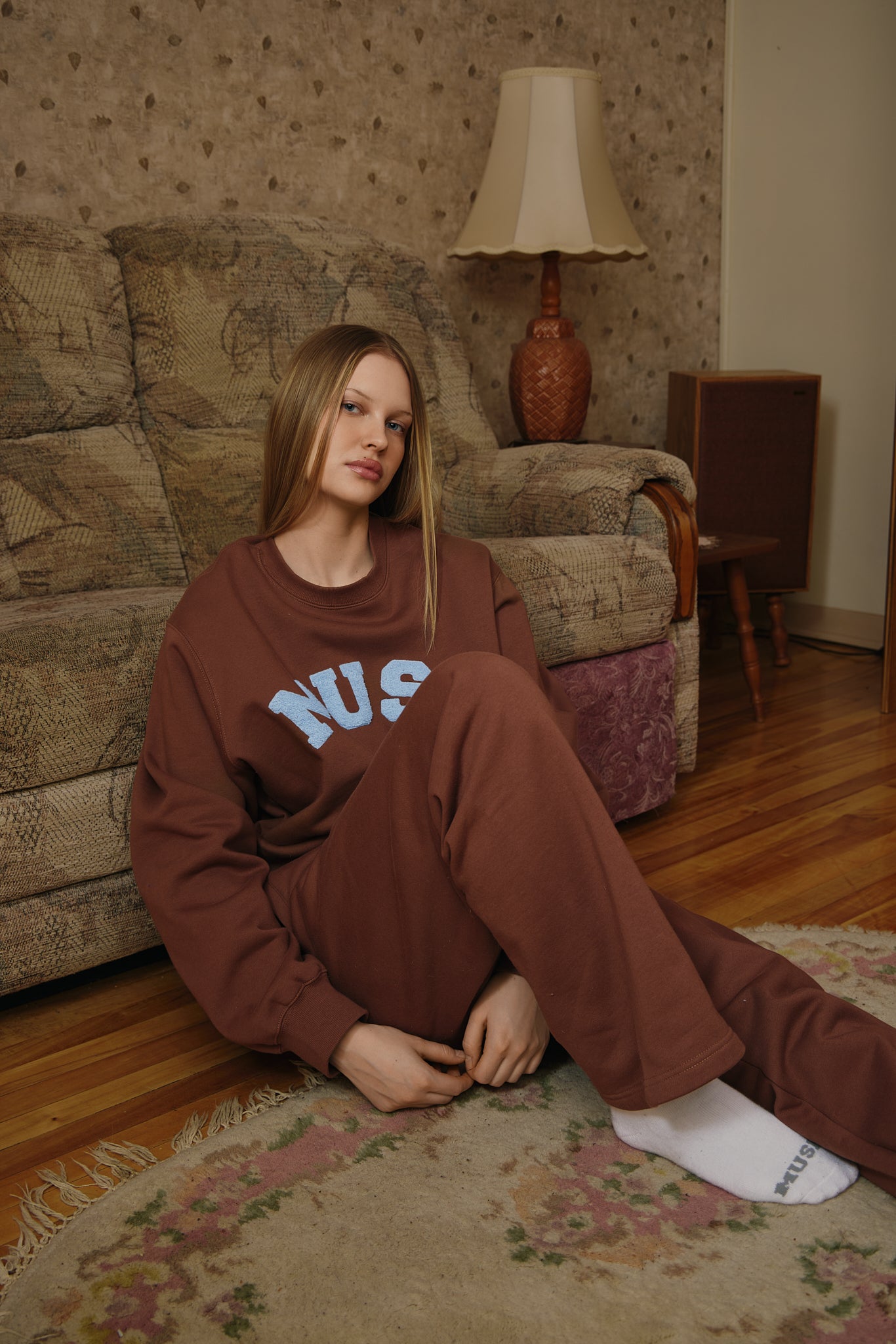 Heavyweight Straight Joggers - Sundae