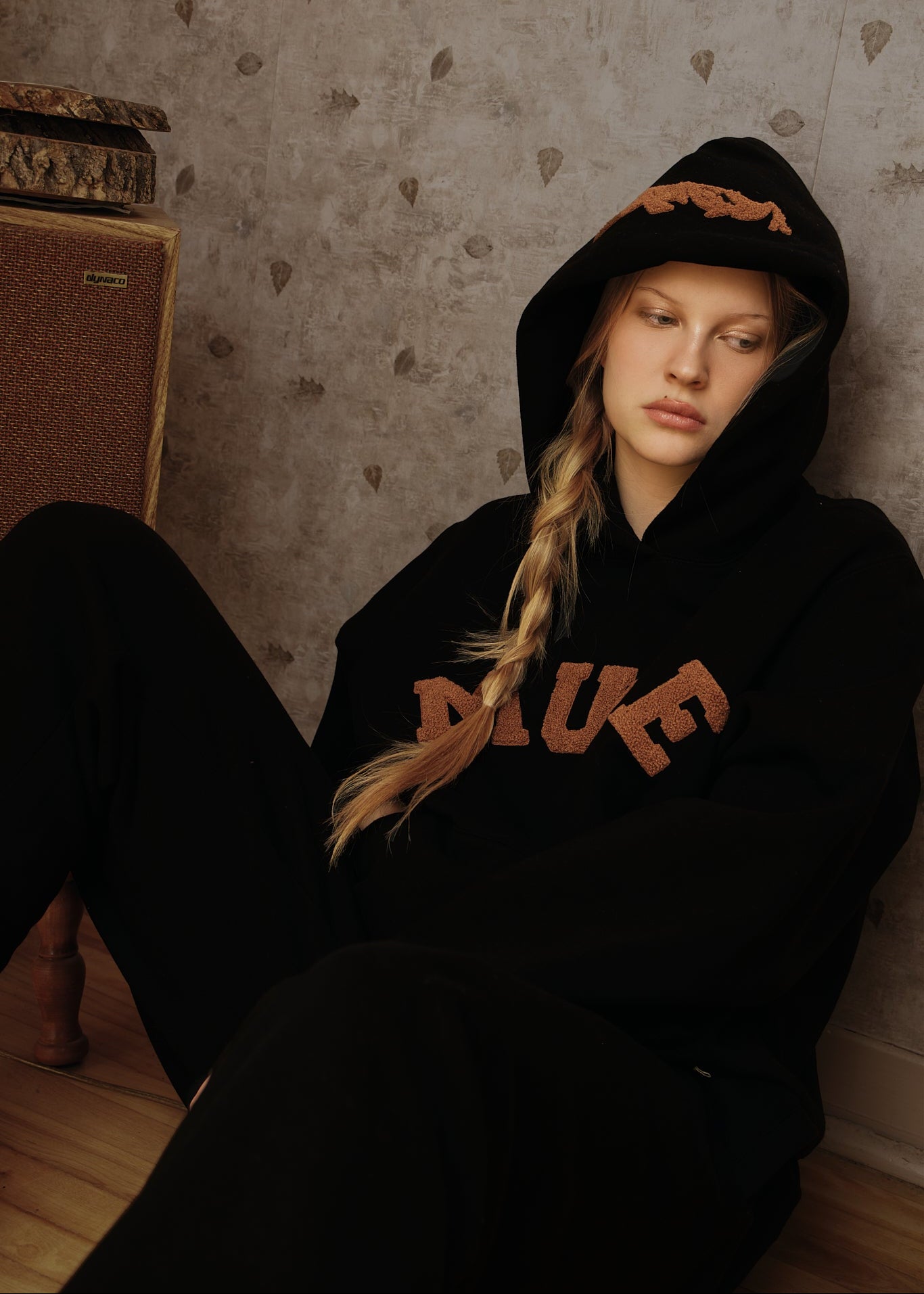 Heavyweight Chenille Hoodie - Americano – CURATED BY MUSE