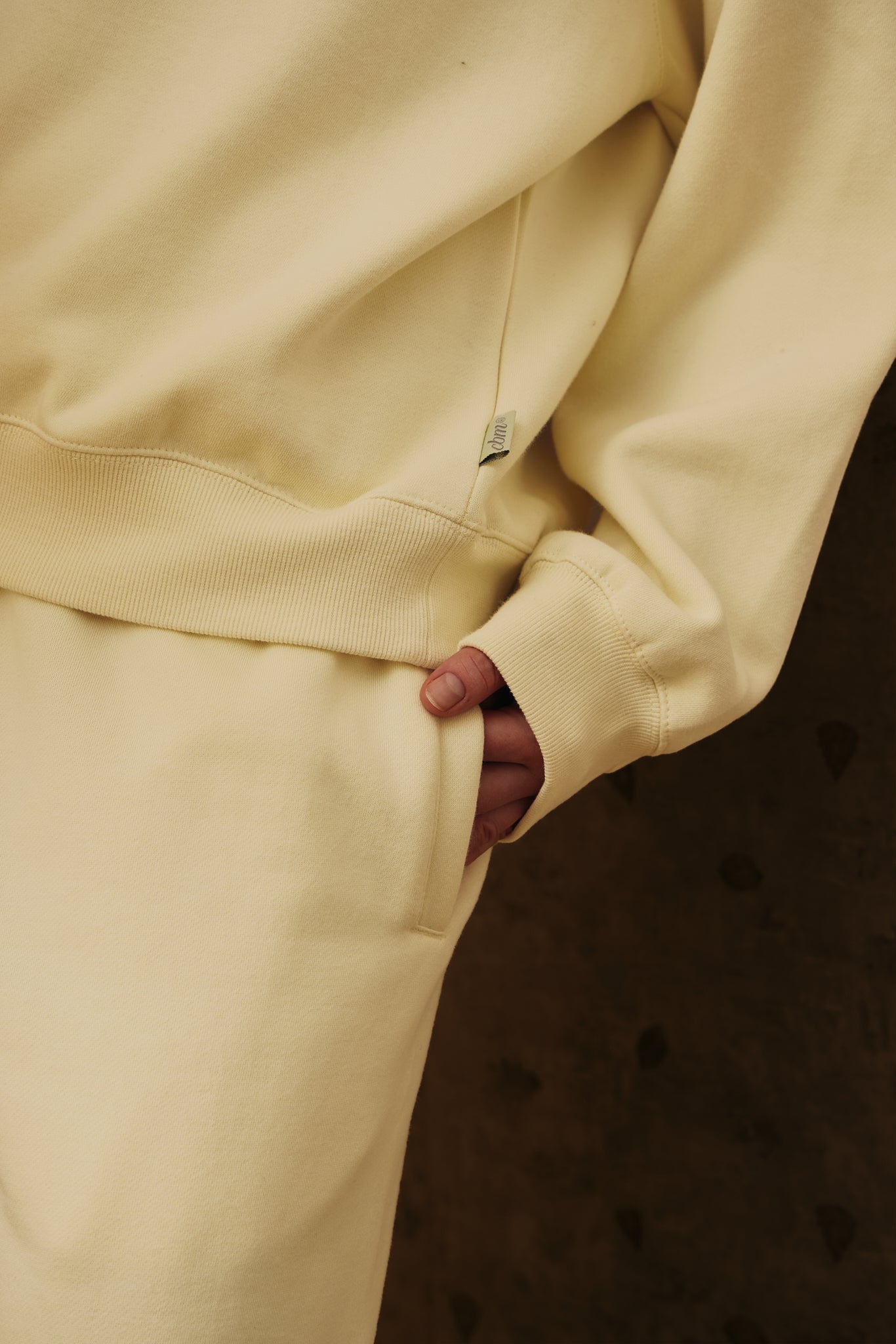 Heavyweight Chenille Sweatshirt - Porcelain