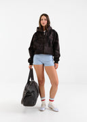 Heavyweight Camo Zip Up - Black Edition