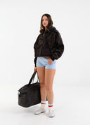 Heavyweight Camo Zip Up - Black Edition