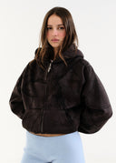 Heavyweight Camo Zip Up - Black Edition