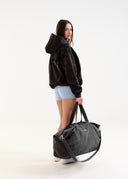 Heavyweight Camo Zip Up - Black Edition