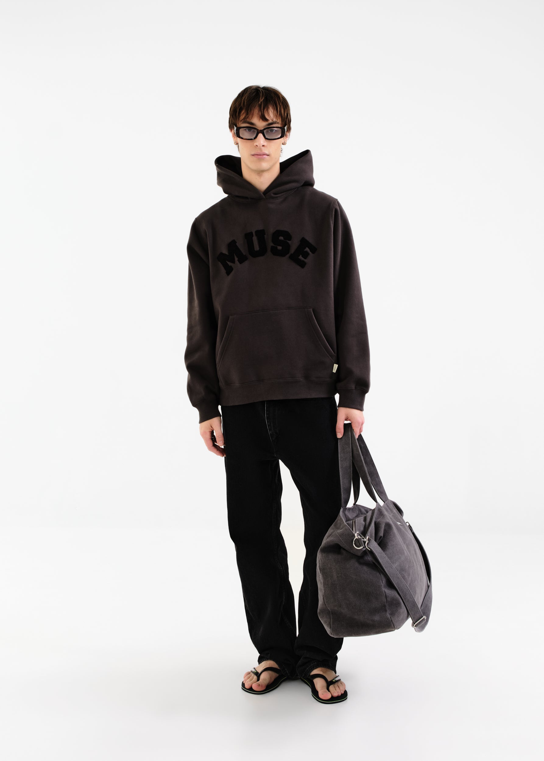 Heavyweight Chenille Hoodie - Graphite