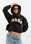 Heavyweight Chenille Hoodie - Steel