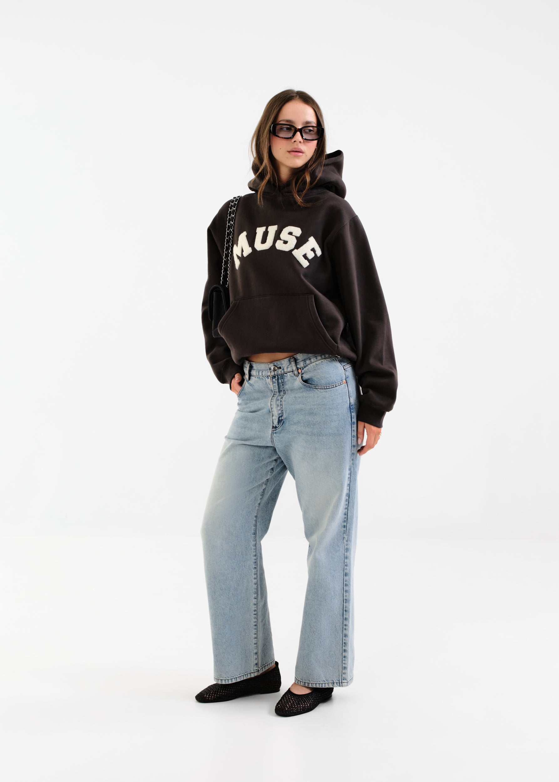 Heavyweight Chenille Hoodie - Steel – CURATED BY MUSE