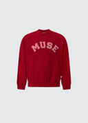Heavyweight Chenille Sweatshirt - Cherry