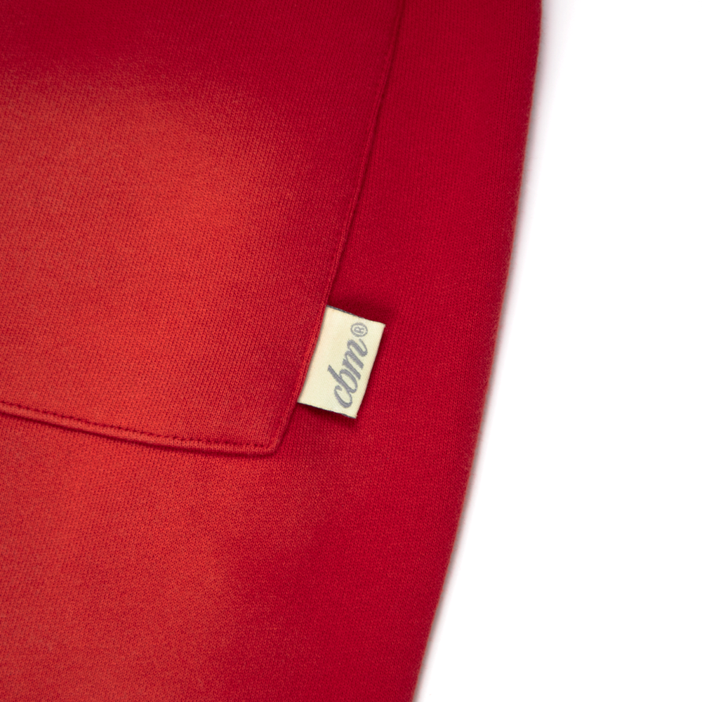 French Terry Pants - Scarlet Red