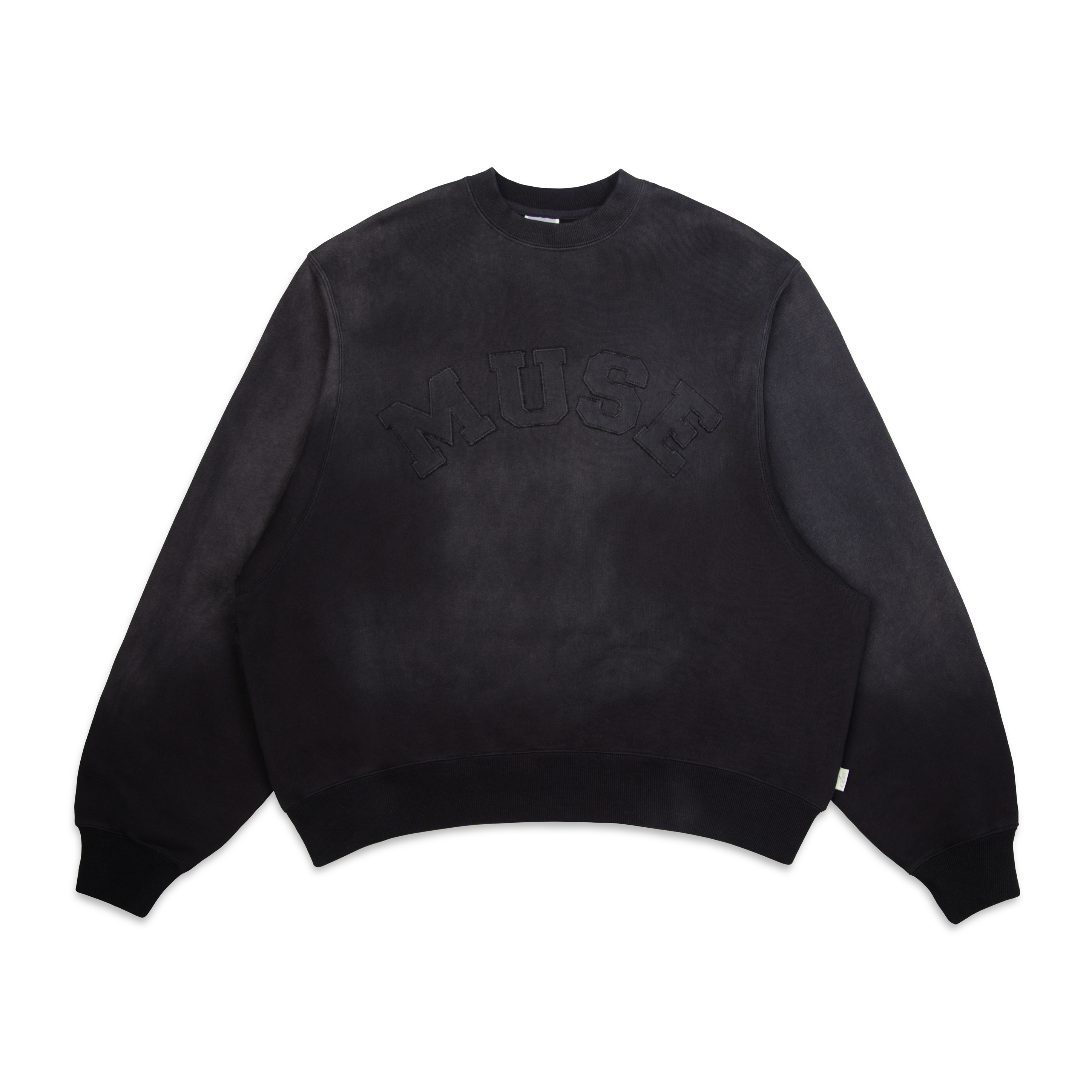 French Terry Sweatshirt - Black Ebony