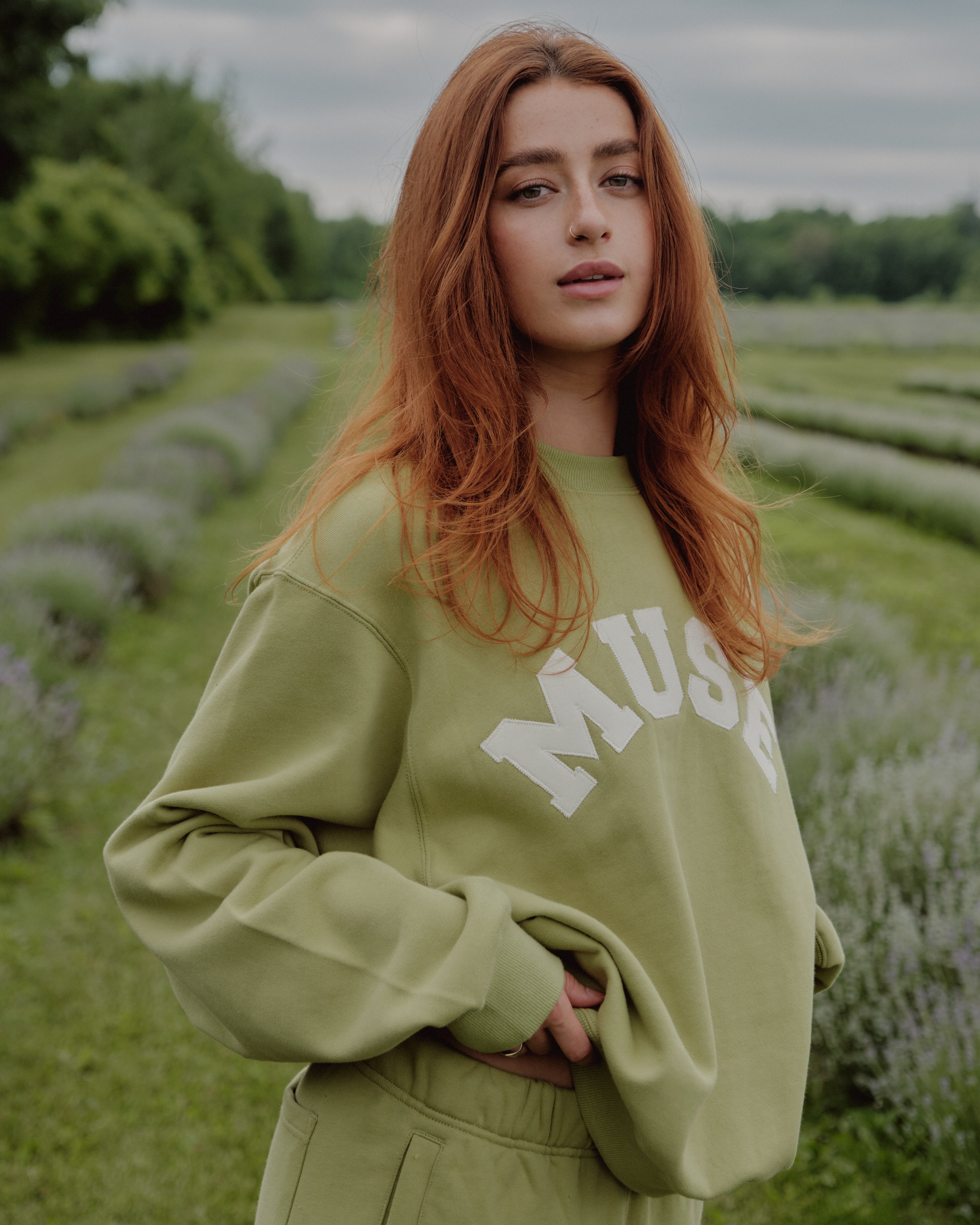 French Terry Sweatshirt - Pistachio