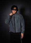 Polar Fleece Zip Up - Charcoal