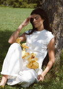 Soft Cotton Mini Tee - Gardenia