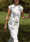 Soft Cotton Pants - Gardenia
