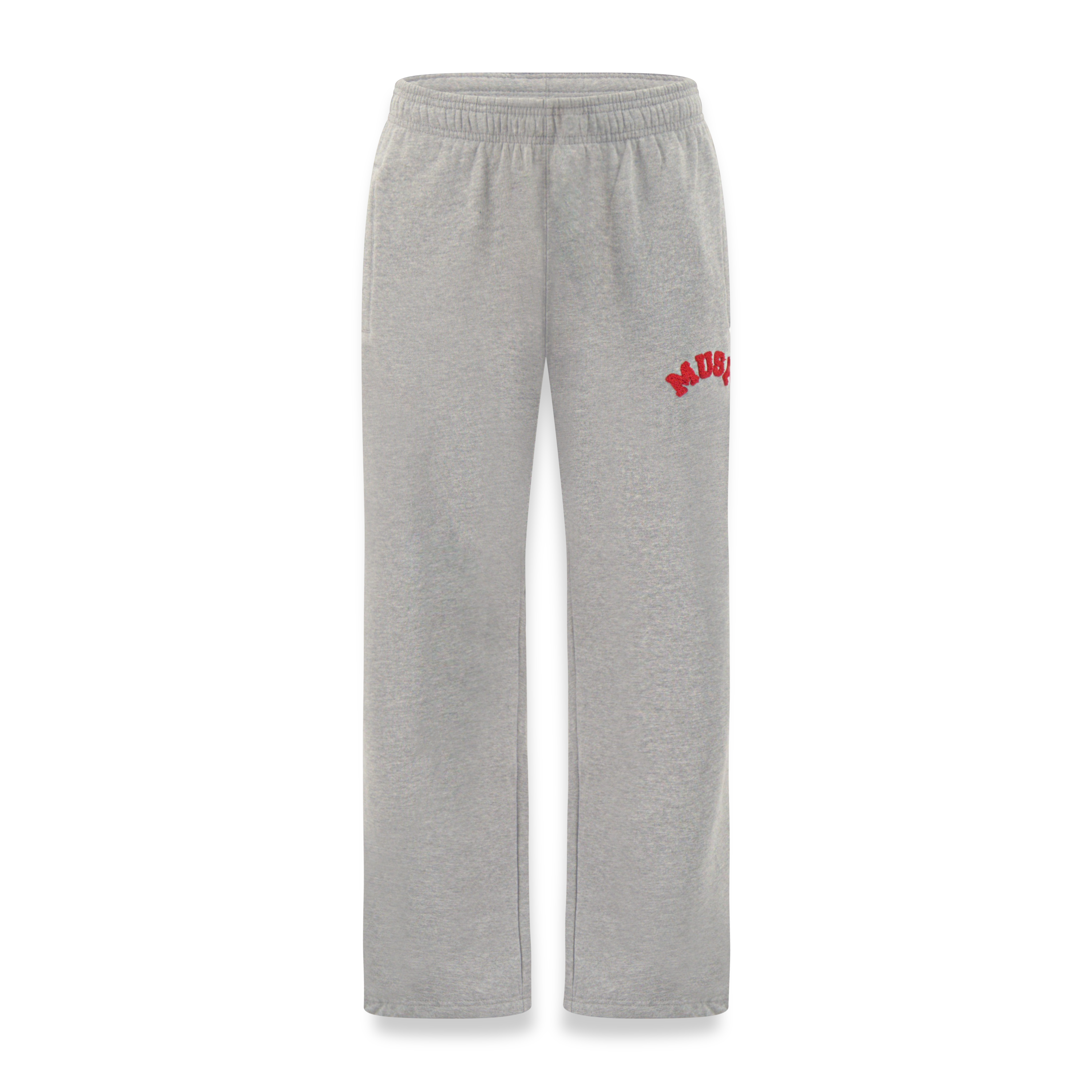 Heavyweight Chenille Straight Joggers - Dove