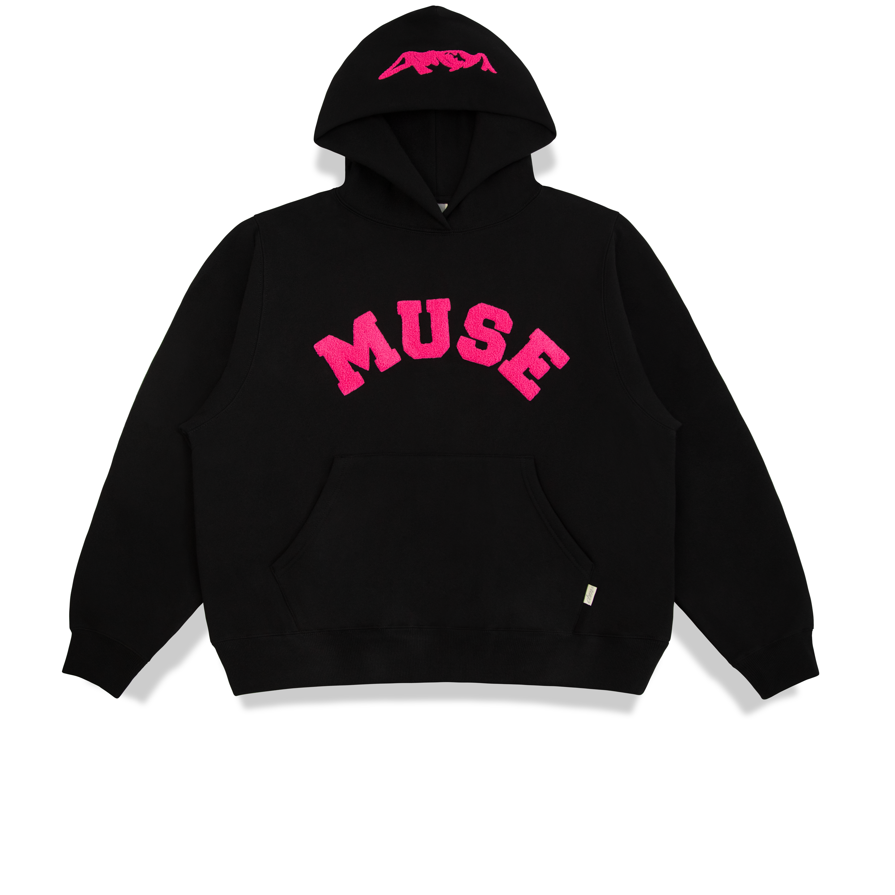 Heavyweight Chenille Hoodie - Black Taffy