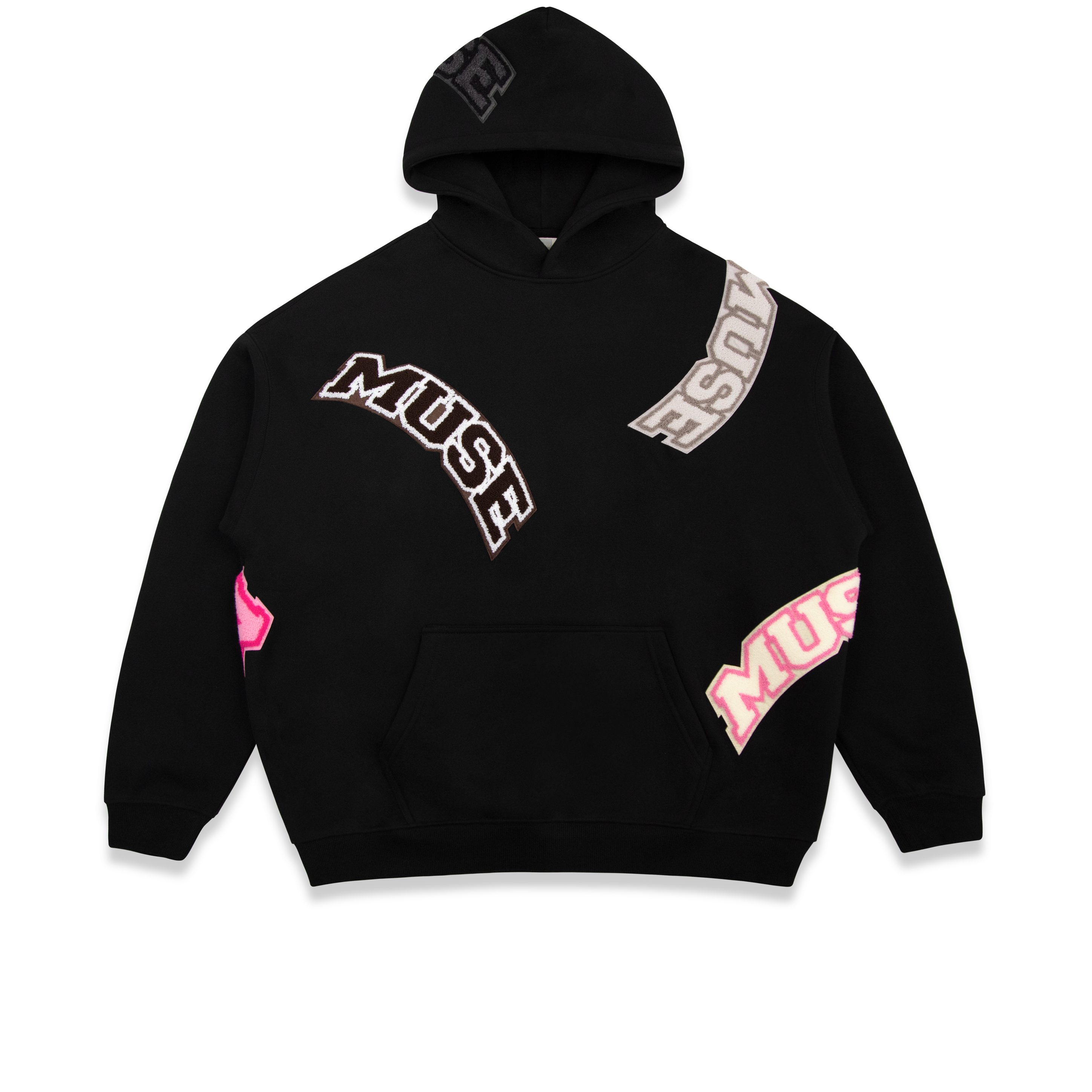 Heavyweight Hoodie - Black Multi Patch Edition