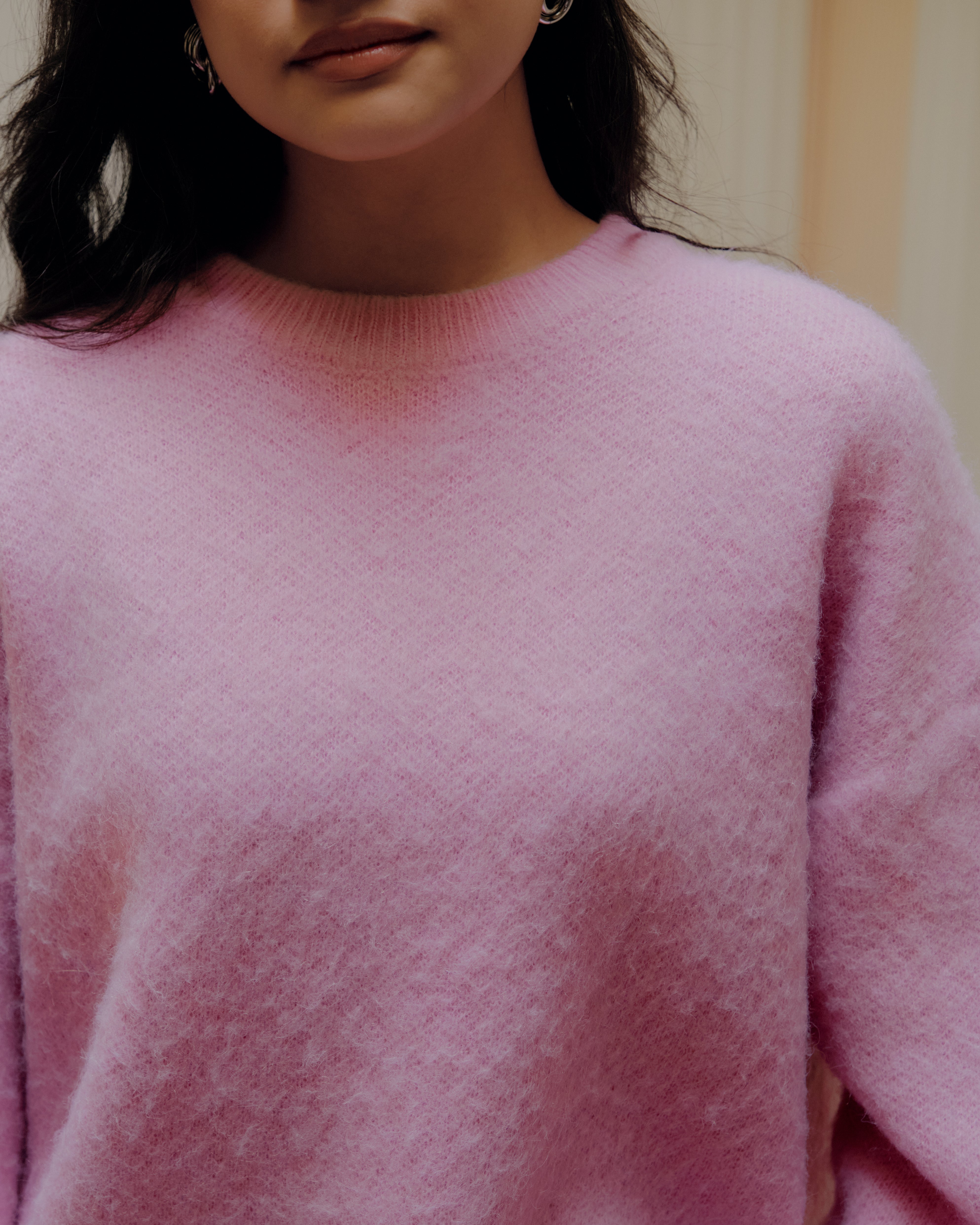 Knit sweater - Dusty Pink