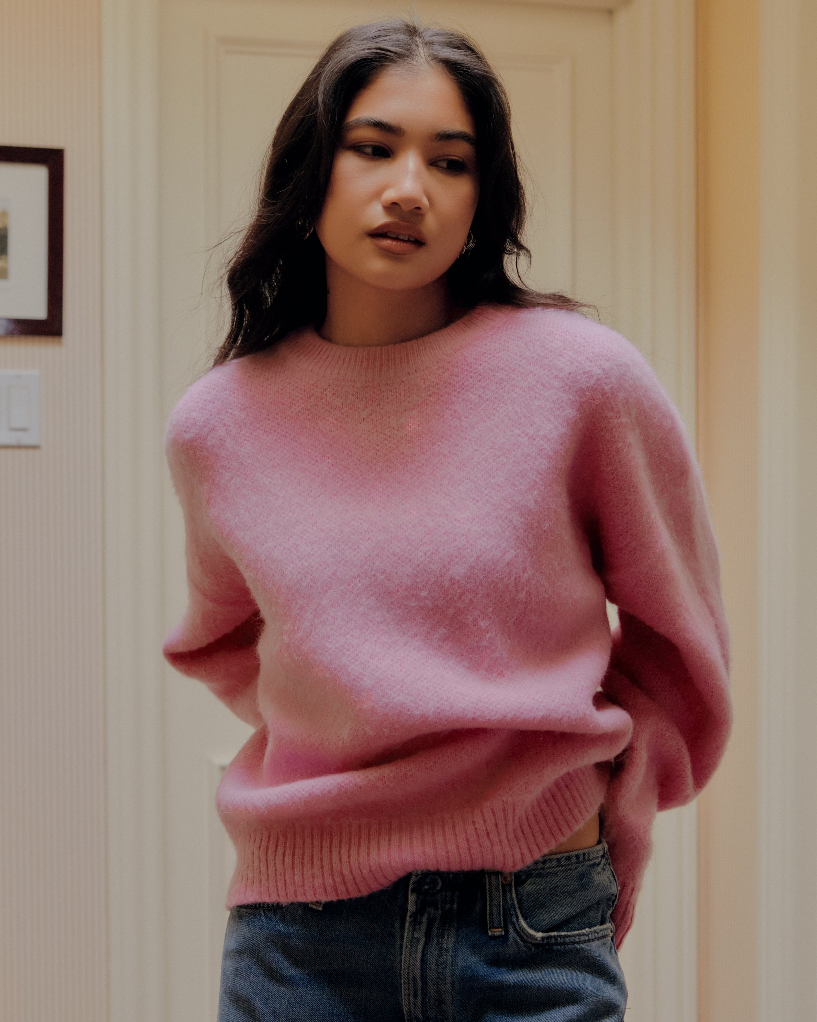 Knit sweater - Dusty Pink