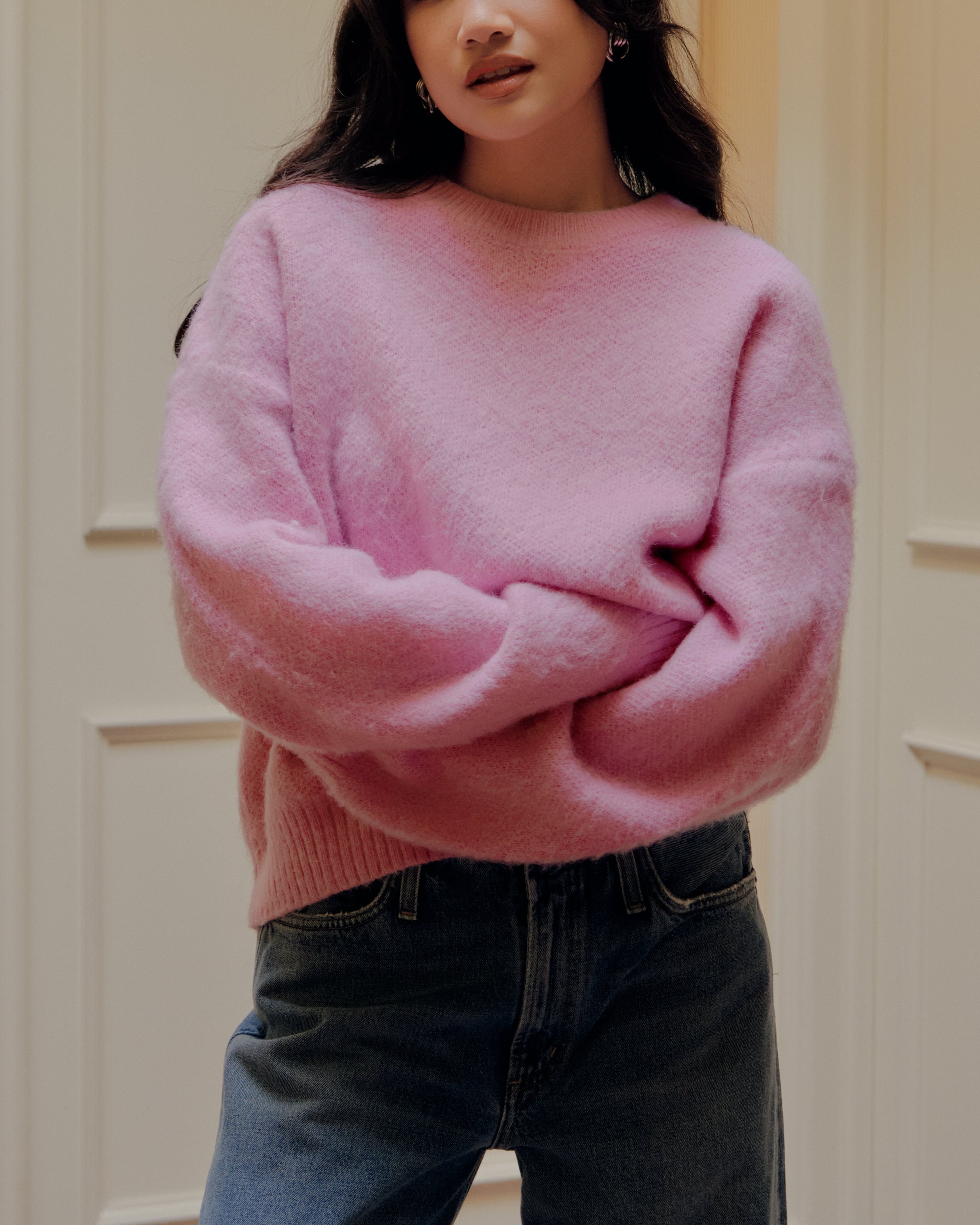 Knit sweater - Dusty Pink