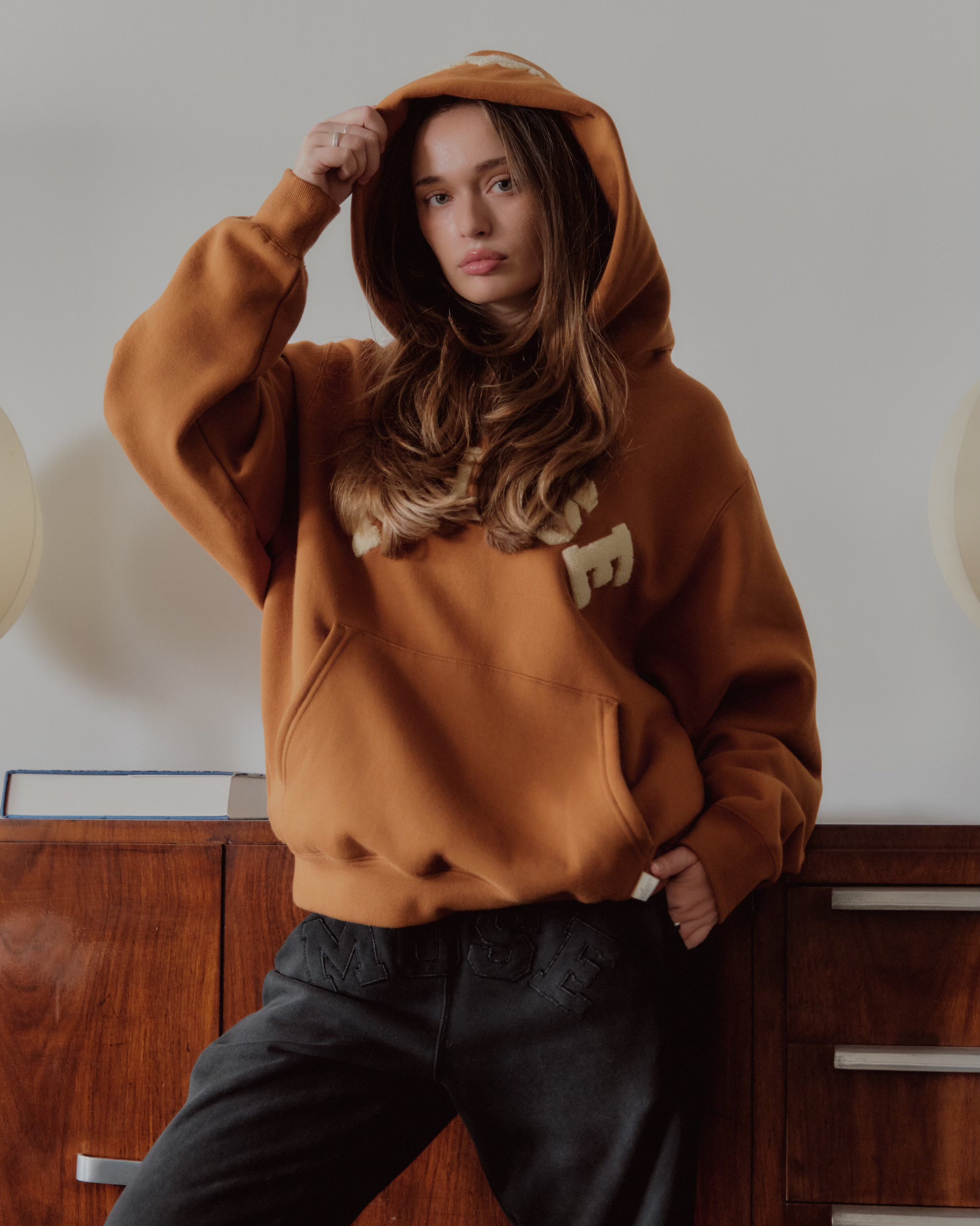 Heavyweight Chenille Hoodie - Caramel Drizzle