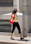 Mini Canvas Tote Bag - Apple