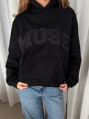 Heavyweight Scholar Hoodie - Black