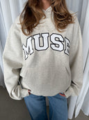 Heavyweight Scholar Hoodie - Ash Oat