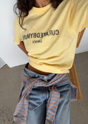 Soft Cotton Tee - Butter