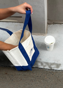 Mini Canvas Tote Bag - Navy