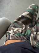 French Terry Joggers - Woodland Camo